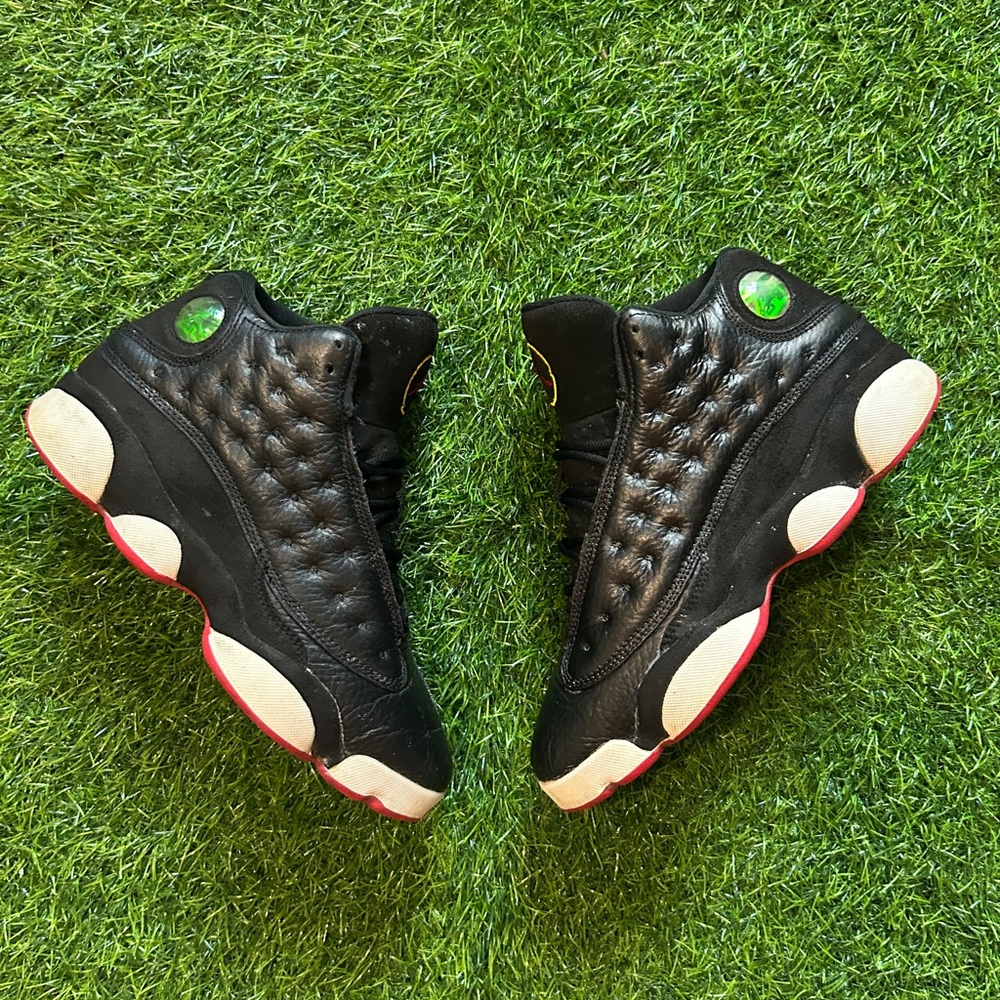 Air Jordan 13 Playoff Black Red 2017 GS Size 6.5Y 414574-004 No Box